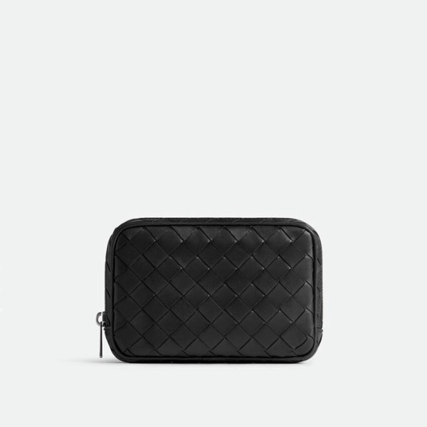 ✨보테가베네타 남성 블랙 파우치 - Bottega Veneta Mens Black Pouch - bvb461x