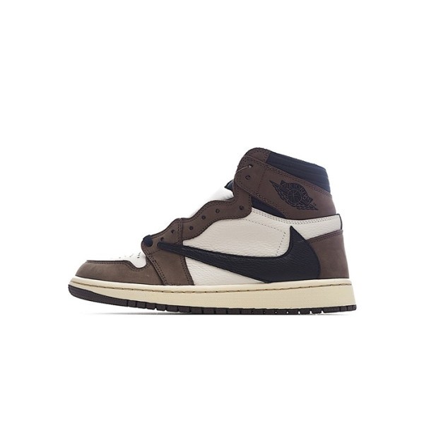 ✨나이키 남/녀 브라운 하이탑 스니커즈 - Nike Jordan 1 Unisex Sneakers - nis492x
