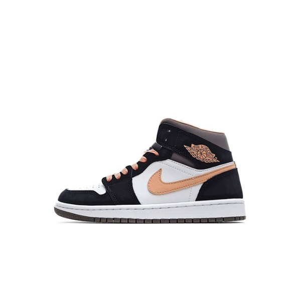 ✨나이키 남/녀 블랙 하이탑 스니커즈 - Nike Air Jordan 1 Mid Unisex Sneakers - nis526x