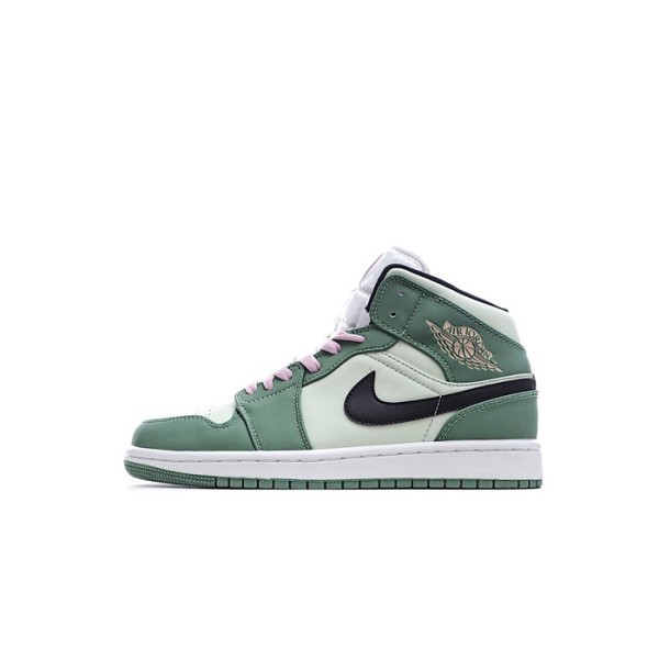 ✨나이키 남/녀 그린 하이탑 스니커즈 - Nike Air Jordan 1 Mid Unisex Sneakers - nis527x