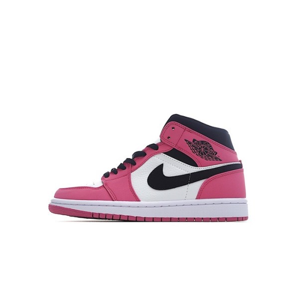 ✨나이키 남/녀 핑크 하이탑 스니커즈 - Nike Air Jordan 1 Mid Unisex Sneakers - nis534x