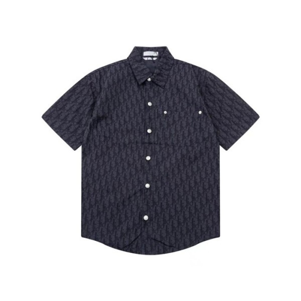 ✨디올 남성 네이비 반팔 셔츠 - Dior Mens Navy Shirts - dic350x