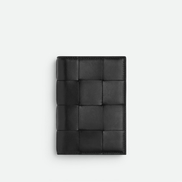 ✨보테가베네타 남성 블랙 여권 지갑 - Bottega Veneta Mens Black Passport Wallet - bvw169x