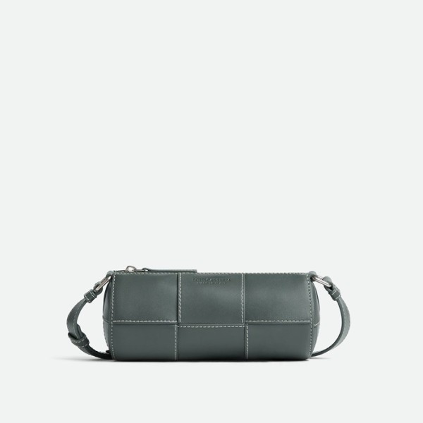 ✨보테가 베네타 남성 스몰 카네트 - Bottega Veneta Mens Gray Cross Bag - bvb1471x