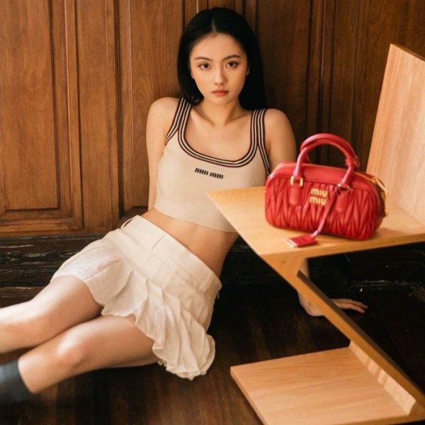 ✨미우미우 여성 베이지 투피스 - Miumiu Ladys Beige Two-pieces - muc410x