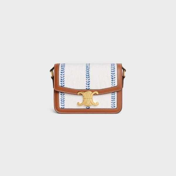 ✨셀린느 여성 화이트 트리오페 트리옹프 틴 - Celine Womens Triomphe Bag - ceb1504x