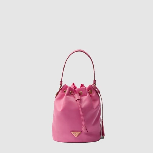 ✨프라다 여성 핑크 리에디션1978 버킷백 1BE067 - Prada Womens Pink Bucket Bag - prb1525x