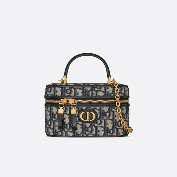 ✨디올 여성 오블리크 몽테뉴 베니티 백 - Dior Womens Mini Vanity - dib1535x