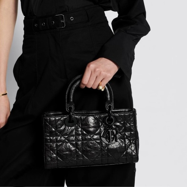 ✨디올 여성 블랙 디자이어 백 - Dior Womens Black D-Sire Bag - dib1552x