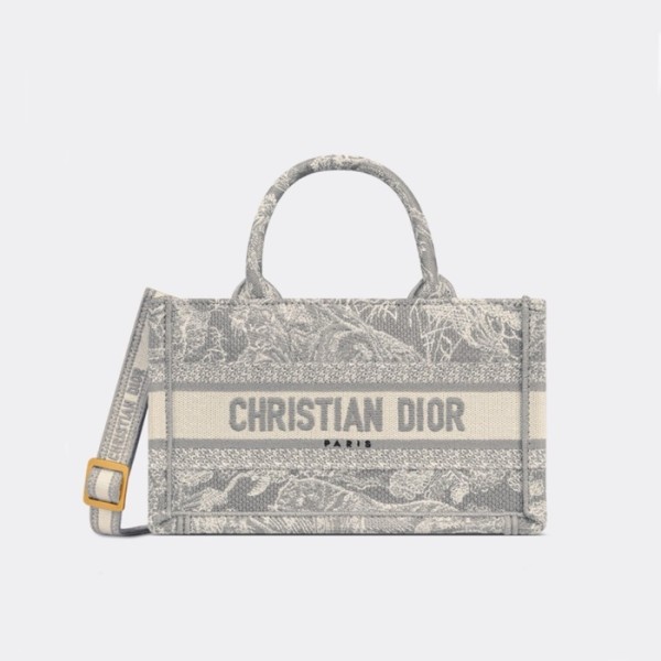 ✨디올 여성 그레이 미니 북토트 - Dior Womens Gray Book Tote - dib1567x