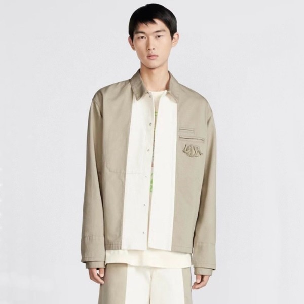 ✨디올 남성 베이지 자켓 - Dior Mens Beige Jackets - dic442x