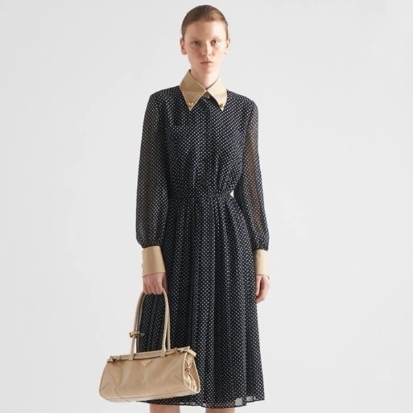 ✨프라다 여성 베이지 럭스 소프트 백 - Prada Womens Beige LuxSoft Bag - prb1605x