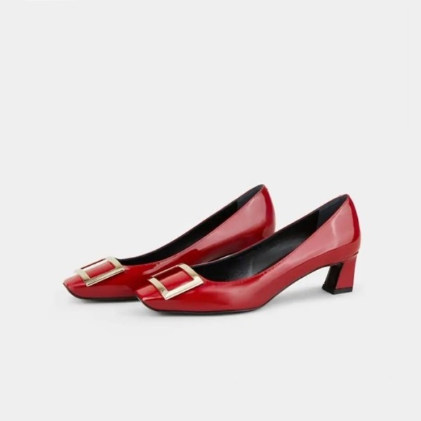 ✨로저비비에 여성 레드 구두 - Roger Vivier Womens Red Pumps - vis575x