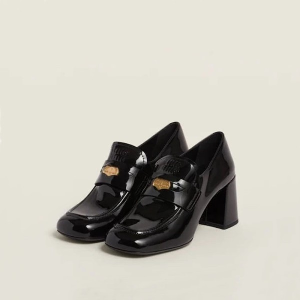 ✨미우미우 여성 블랙 구두 - Miumiu Womens Black Shoes - mis580x