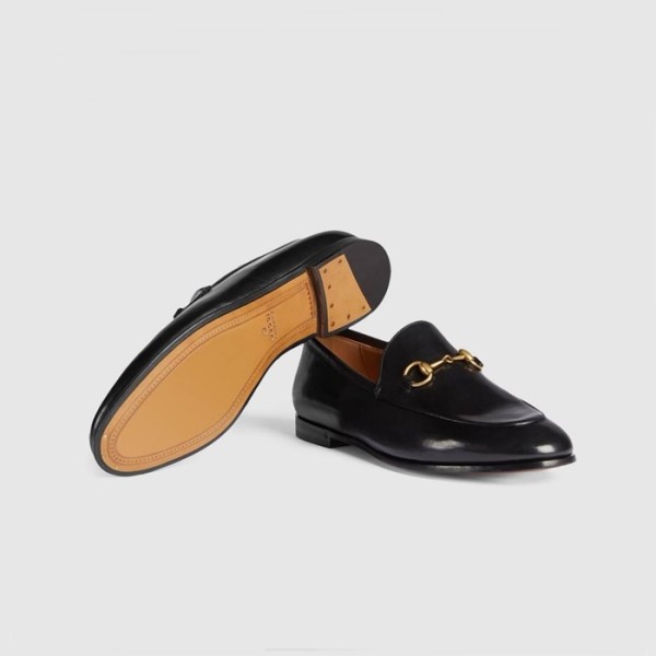✨구찌 여성 레더 홀스빗 로퍼 - Gucci Womens Black Loafers - gus615x