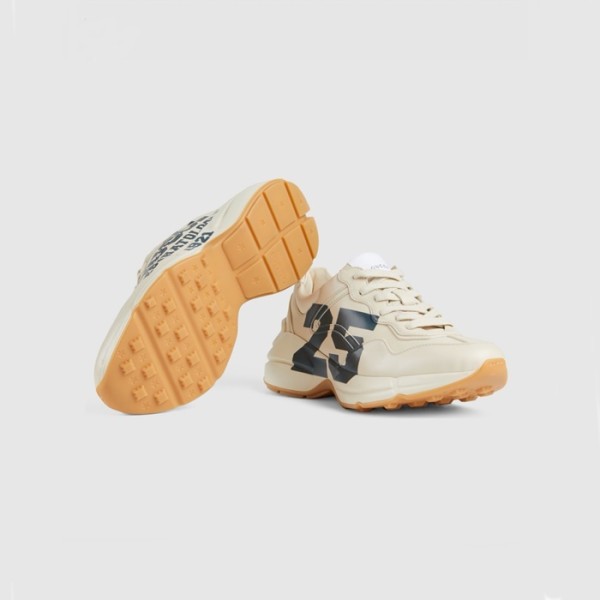 ✨매장판 구찌 남/녀 아이보리 라이톤 - Gucci Unisex Ivory Sneakers - gus619x