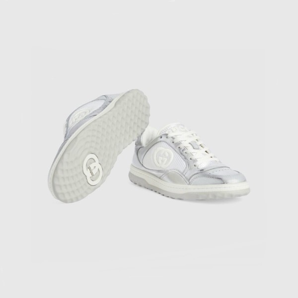 ✨매장판 구찌 남/녀 실버 스니커즈 - Gucci Unisex Silver Sneakers - gus634x