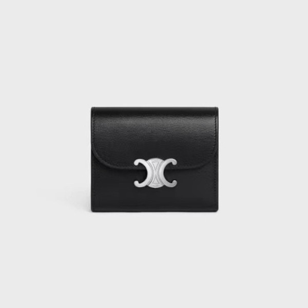 ✨셀린느 여성 블랙 반지갑 - Celine Womens Black Wallets - cew185x
