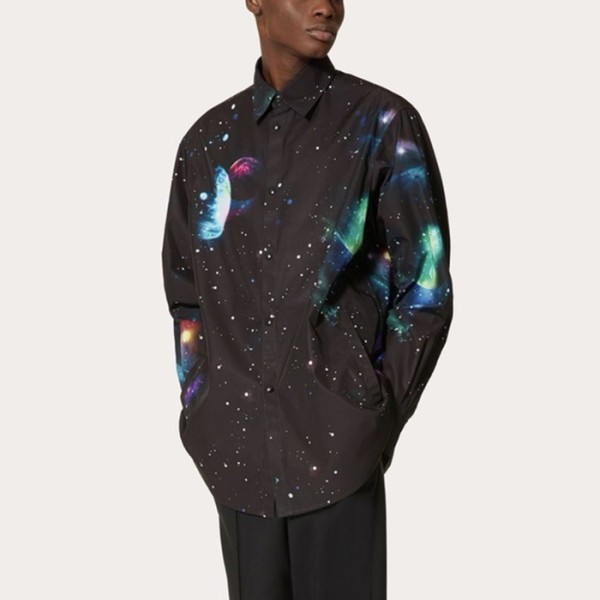 ✨루이비통 남성 블랙 셔츠 - Louis vuitton Mens Black Shirts - lvc566x