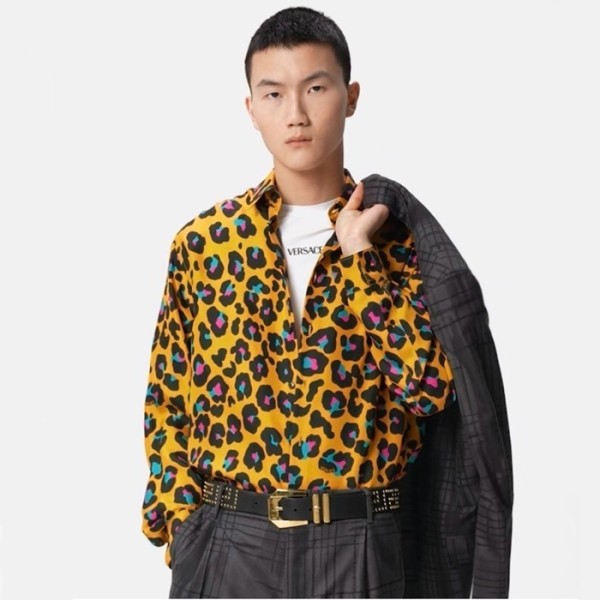 ✨베르사체 남성 옐로우 셔츠 - Versace Mens Yellow Shirts - vec569x