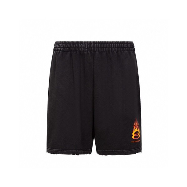 ✨발렌시아가 남성 블랙 반바지 - Balenciaga Mens Black Half-pants - bac636x