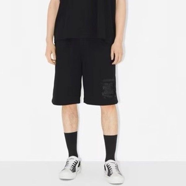 ✨버버리 남성 블랙 반바지 - Burberry Mens Black Half-pants - buc337x