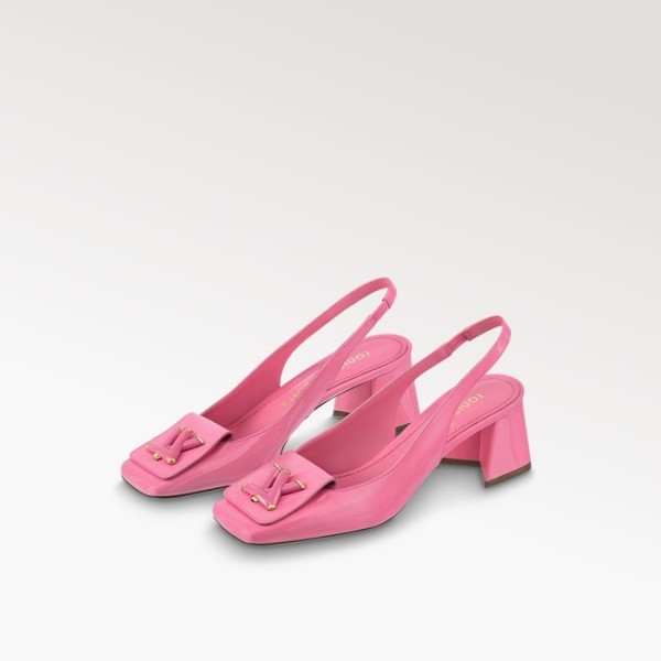 ✨루이비통 여성 핑크 슬링백 - Louis vuitton Womens Pink Slingback - lvs662x