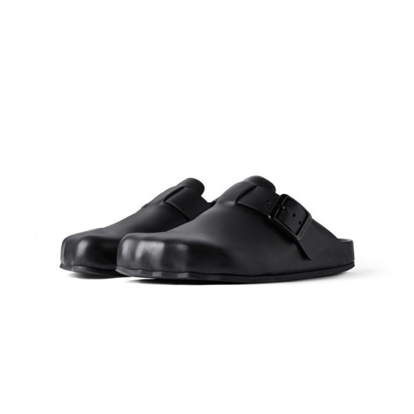 ✨발렌시아가 남/녀 블랙 블로퍼 - Balenciaga Unisex Black Slippers - bas664x