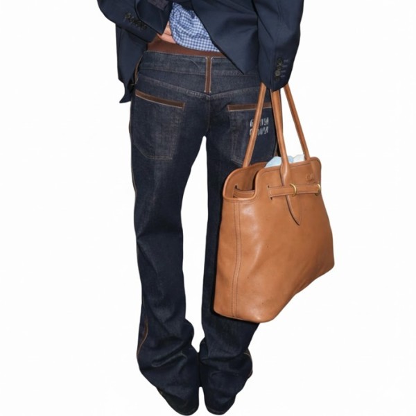 ✨미우미우 남/녀 네이비 청바지 - Miumiu Unisex Navy Jeans - mic796x