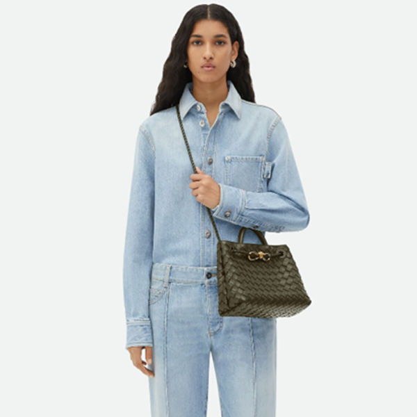 ✨보테가베네타 여성 초코 안디아모 - Bottega Veneta Womens Andiamo - bvb1947x