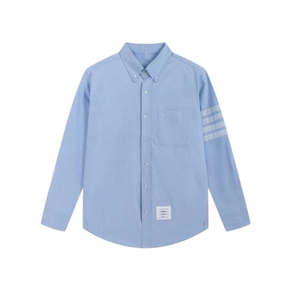 ✨톰브라운 남성 블루 셔츠 - Thom Browne Mens Blue Shirts - thc64x