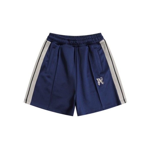 ✨팜 엔젤스 남성 네이비 반바지 - Palm Angels Mens Navy Half-pants - pac835x