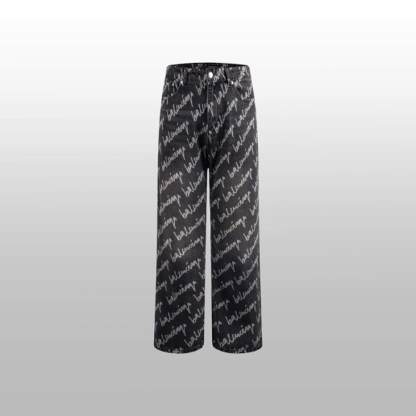 ✨발렌시아가 남성 블랙 청바지 - Balenciaga Mens Black Jeans - bac881x