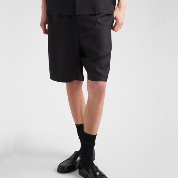 ✨프라다 남성 블랙 반바지 - Prada Mens Black Half-pants - prc876x
