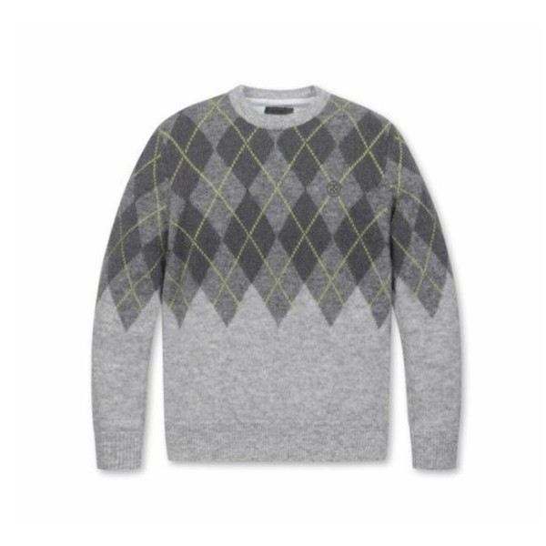 ✨[G/FORE] 지포어 남성 아가일 패턴 윈드프루프 스웨터 - gol12x