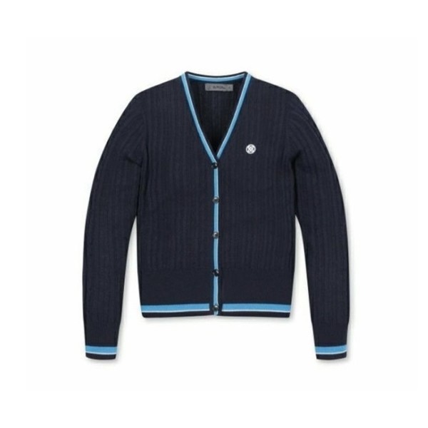 ✨[G/FORE] 지포어 여성 케이블 니트 롱 가디건 - gol30x