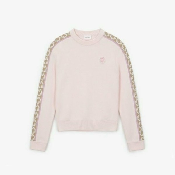 ✨[SOUTHCAPE] 사우스케이프 여성 SC체인 라운드 니트 - gol44x