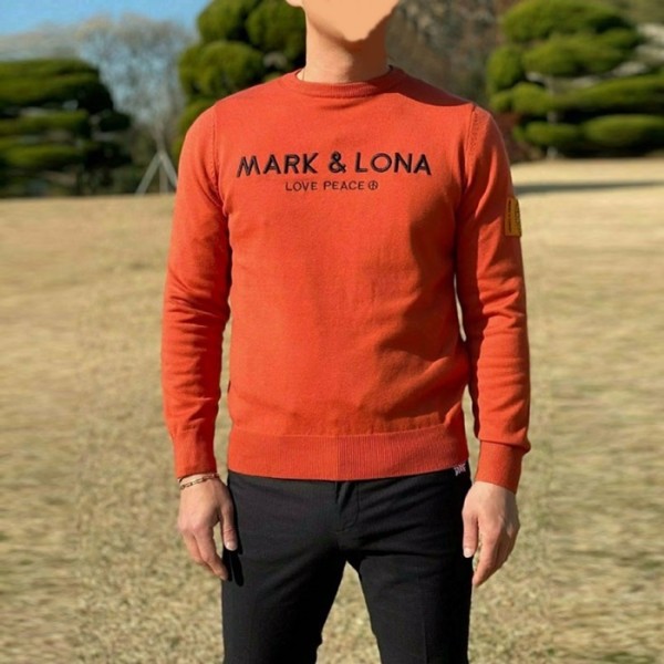 ✨[MARK & RONA] 마크앤로나 남성 와펜 라운드 스웨터 - gol70x