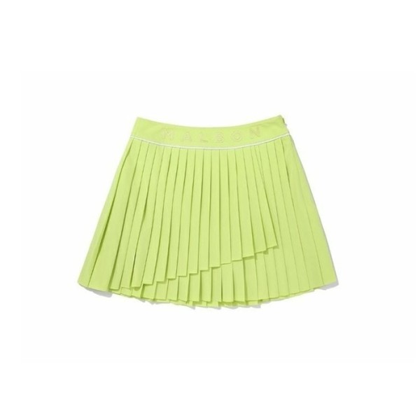 ✨[MALBON] 말본 여성 Double 플리츠 스커트 - gol81x