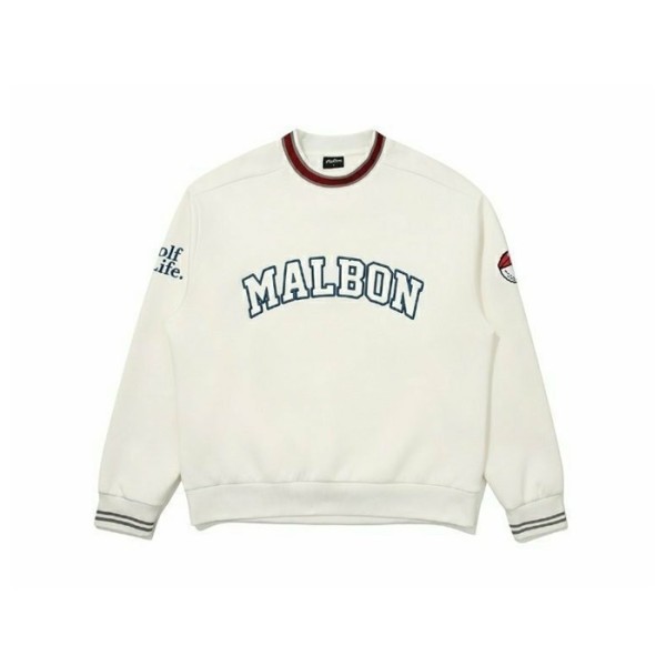 ✨[MALBON] 말본 남성 Victory 라운드 크루넥 티셔츠 - gol111x