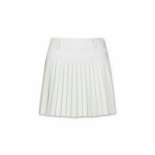 ✨[G/FORE] 지포어 여성 비건 레더 플리츠 스커트 - gol133x