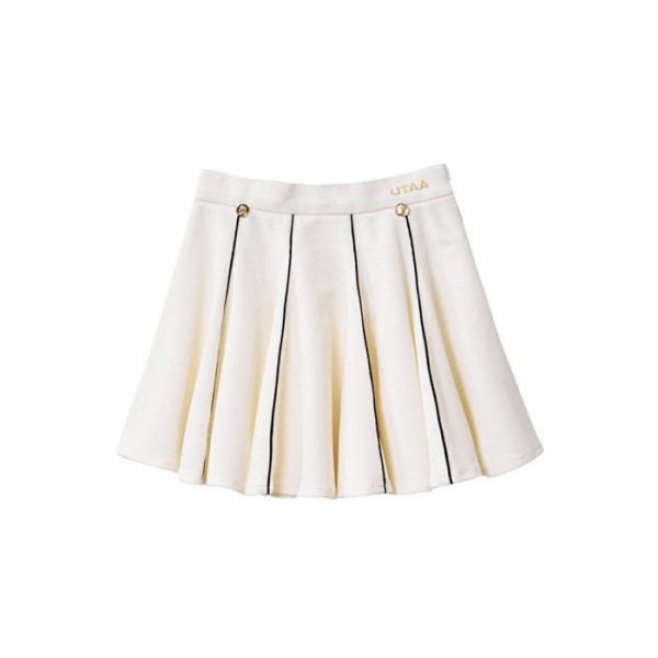 ✨[UTAA] 유타 여성 두카트 앵글 라인 플레어 스커트 - gol149x