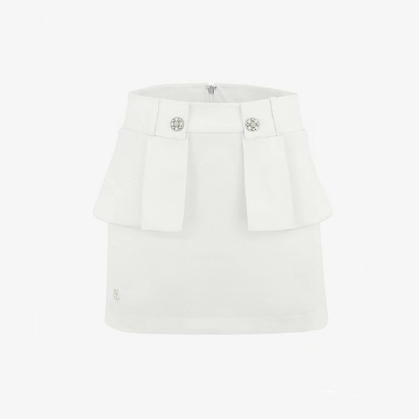 ✨[FairLiar] 페어라이어 여성 플랫 하이웨이스트 스커트 - gol161x