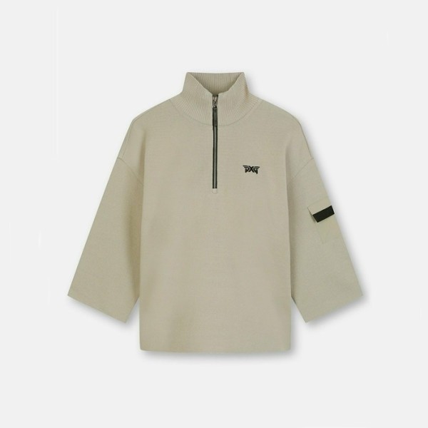 ✨PXG 여성 풀오버 1/2 슬리브 스웨터 - gol195x