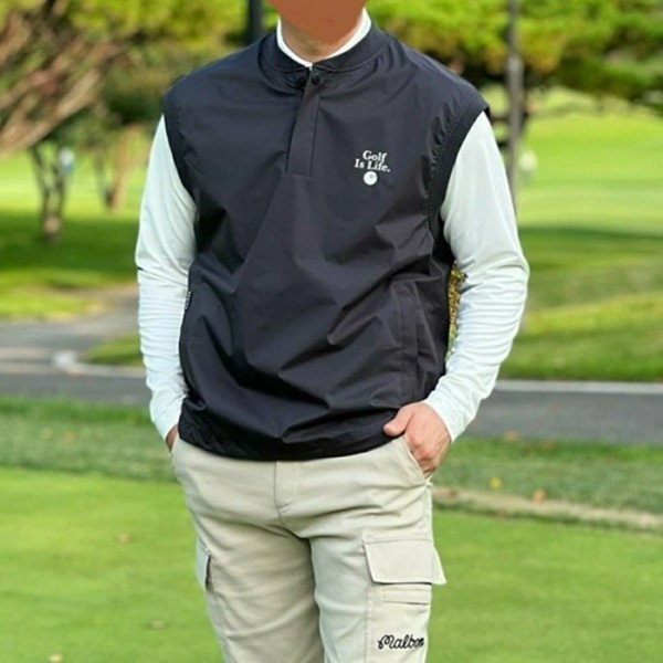 ✨[MALBON] 말본 남성 테크 베스트 - gol209x