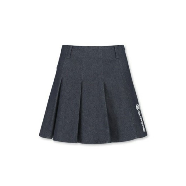 ✨[G/FORE] 지포어 여성 플레어 데님 스커트 - gol215x