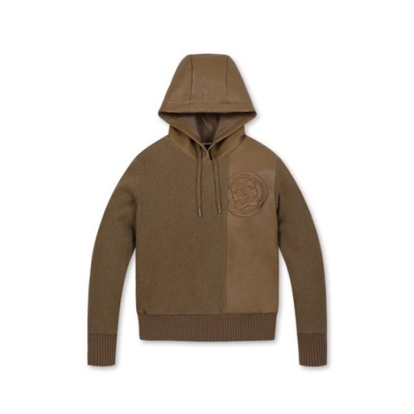 ✨[G/FORE] 지포어 여성 레더 패치 모크넥 스웨트셔츠 - gol272x