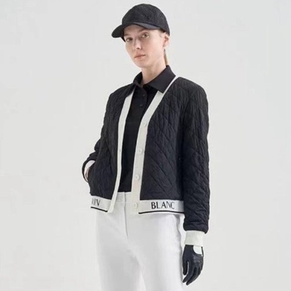 ✨[LANVIN BLANC] 랑방블랑 여성 스트레칭 퀄티드 패딩 점퍼 - gol315x