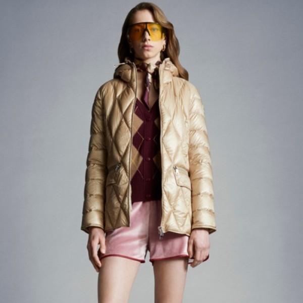 ✨몽클레어 여성 세리냥 패딩 다운 자켓 - Moncler Womens Beige Padding - moc900x