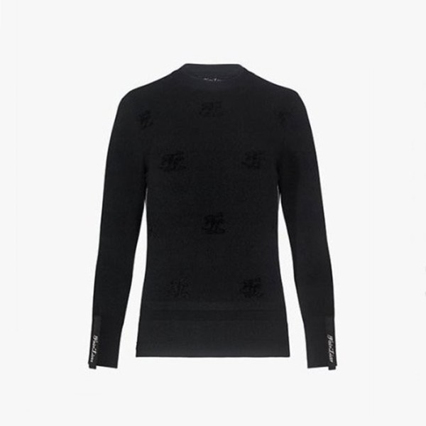 ✨[FairLiar] 페어라이어 여성 부클 로고 니트 - gol399x